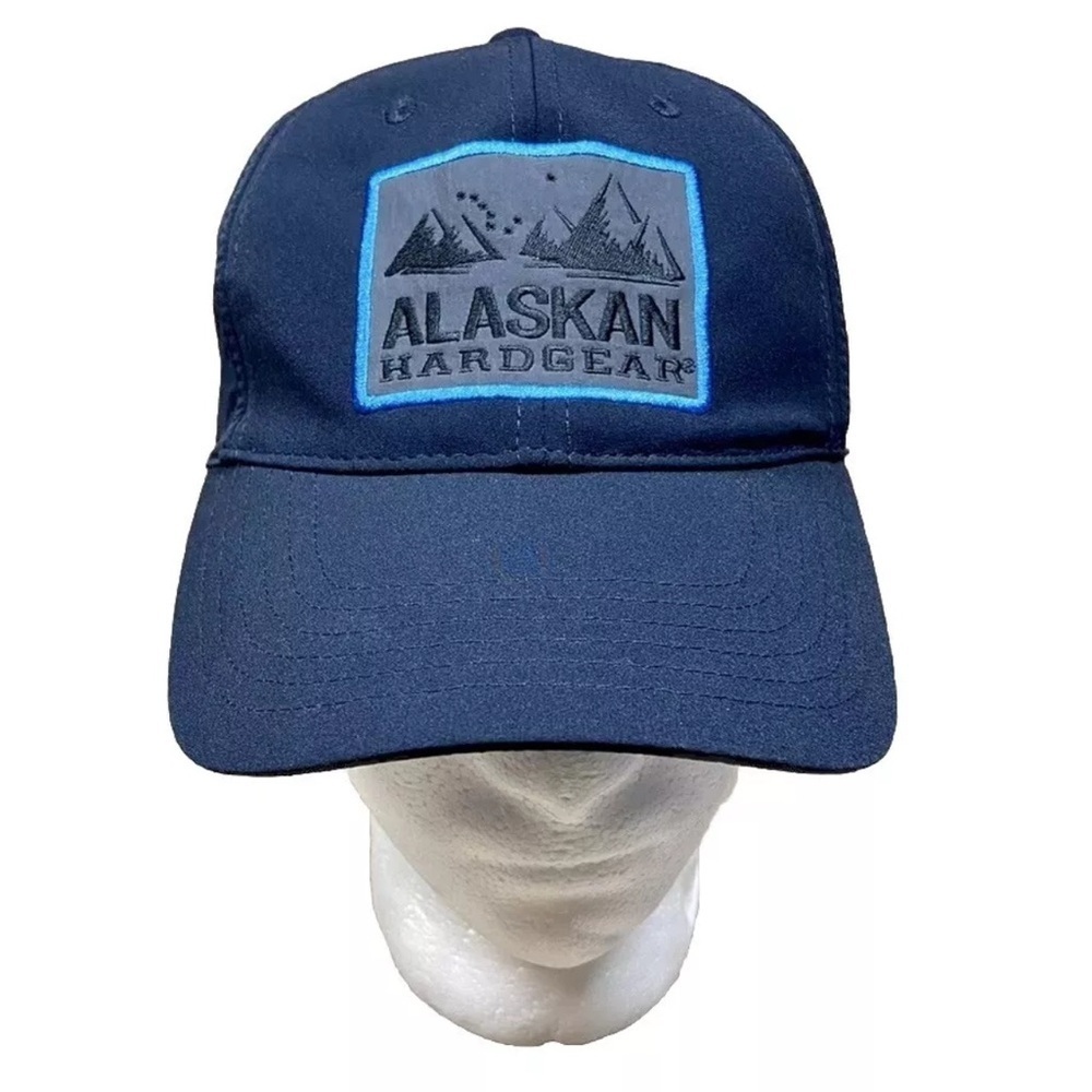 Duluth Trading AKHG Hat Size Medium Alaskan Hardgear Blue Cap Fitted Flex New